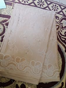 Plain Printed Sari💫