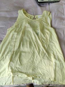 Yellow Formal Top