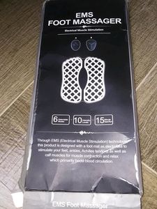 EMS FOOT MASSAGER (Electrical Muscle Stimulation) no battery included