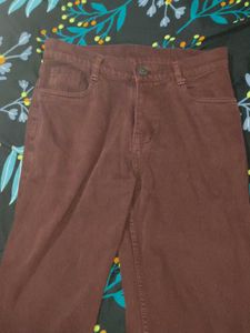 Brown Wide Leg Jeans