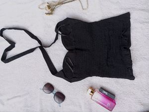 Y2K Aesthetics (Black Top)
