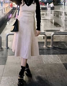 Beige Midi Dress