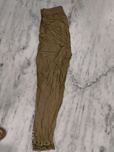 Girls Wear Elegant Brown Embellished Kurta with pa