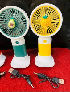 Carrot Portable Fan with Phone Stand