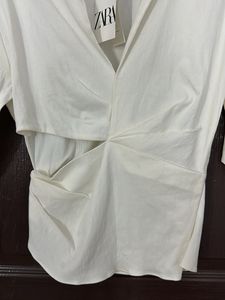 ZARA waist Cut Out Top