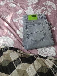 Gray Denim Jeans