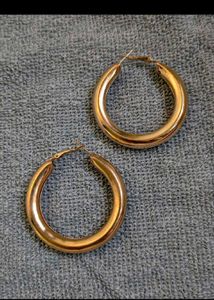 Golden Chunky Hoops