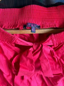 Off Shoulder Red Top