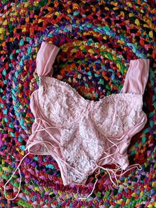 URBANIC baby Pink Corset Top
