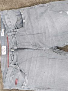 Gray Denim Jeans