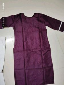 Maroon Embroidered Kurta Set