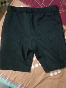 INDICLUB pack of 2 solid men Black, silver shorts