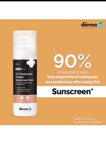 The Derma Co. 1% Hyaluronic Tinted Sunscreen Gel