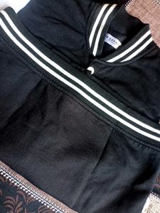 Black Varsity Jacket For Men