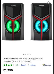 Dual Stereo Speaker with good Sound Quality