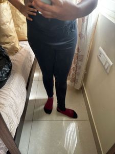 Black &amp; Blue Leggings Combo