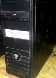 Lg Cpu Cabinet Good Working Condition With Cpu Intex Smbs 400w New Good Working Condition - 400w