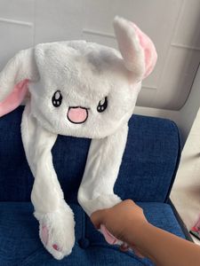 Moving Ear Rabbit Hat - Imported Soft Toy