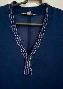 Navy Sleeveless Dress