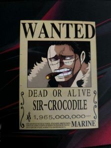 One Piece,  6 Wanted Posters