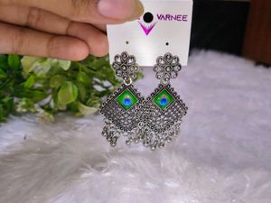 Boho Chic Silver Earrings