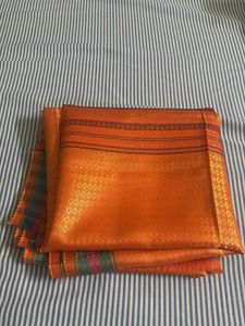 Orange Ethnic ponadai shawl