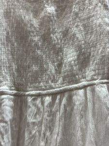 White Crochet Summer Dress