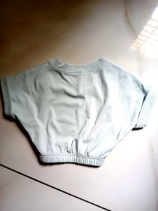 Floral Applique Crop Top