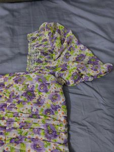 Zara Floral Bodycon Dress