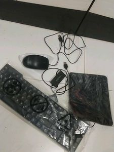 Keyboard, Mouse, and Mousepad Set