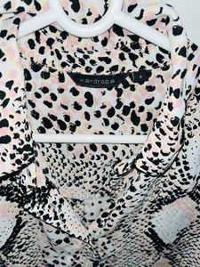 Snakeskin Print Top