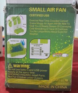 Mini fan and Air Cooler
