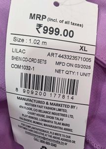 Lavender Two-Piece Set coords