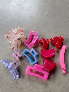 Y2K Hair Clip Combo