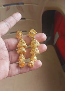 2 Gold Plated Ear Rings