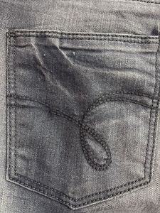 shaded Gray Denim Jeans