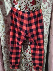 Red &amp; Black Checked Lounge Pants