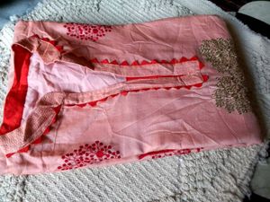 Pink Embroidered Kurti