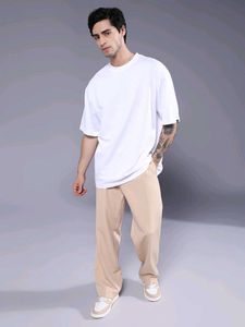 Simple Oversized White T-Shirt. S size