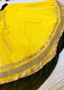 Yellow Ethnic Skirt