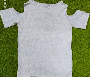 Floral Cold Shoulder Top