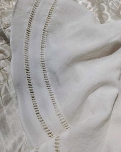 White Blouse with Bow Detail