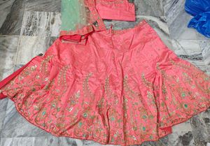 Handwork Heavy Sider Lehenga Choli