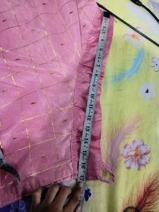Pink Kurta With Dupatta