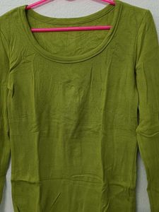 Lime Green Long Sleeve Top