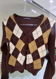 Argyle Cardigan