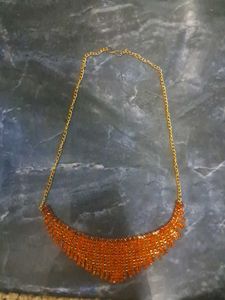 Red Beaded Necklace