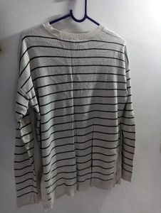 Striped Knit Sweater