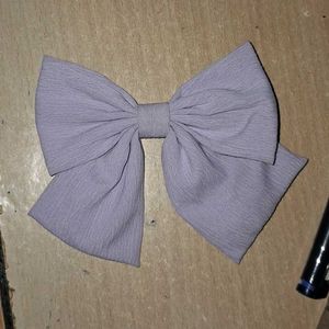 Cute Lilac Bow Hair Clip