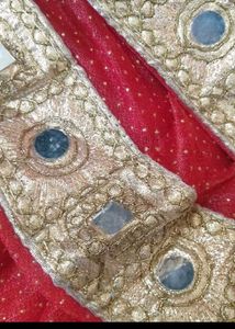 Elegant Red Saree